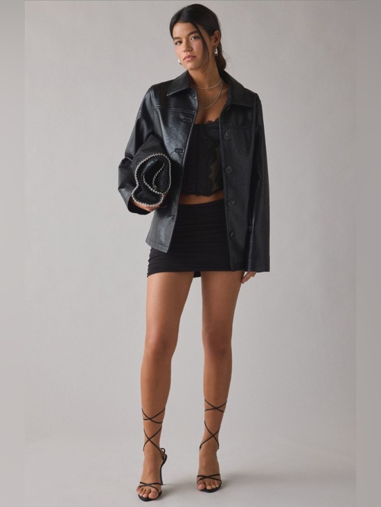 Urban Outfitters Jackets & Blazers - UO Sydney faux leather oversized dad jacket NWOT